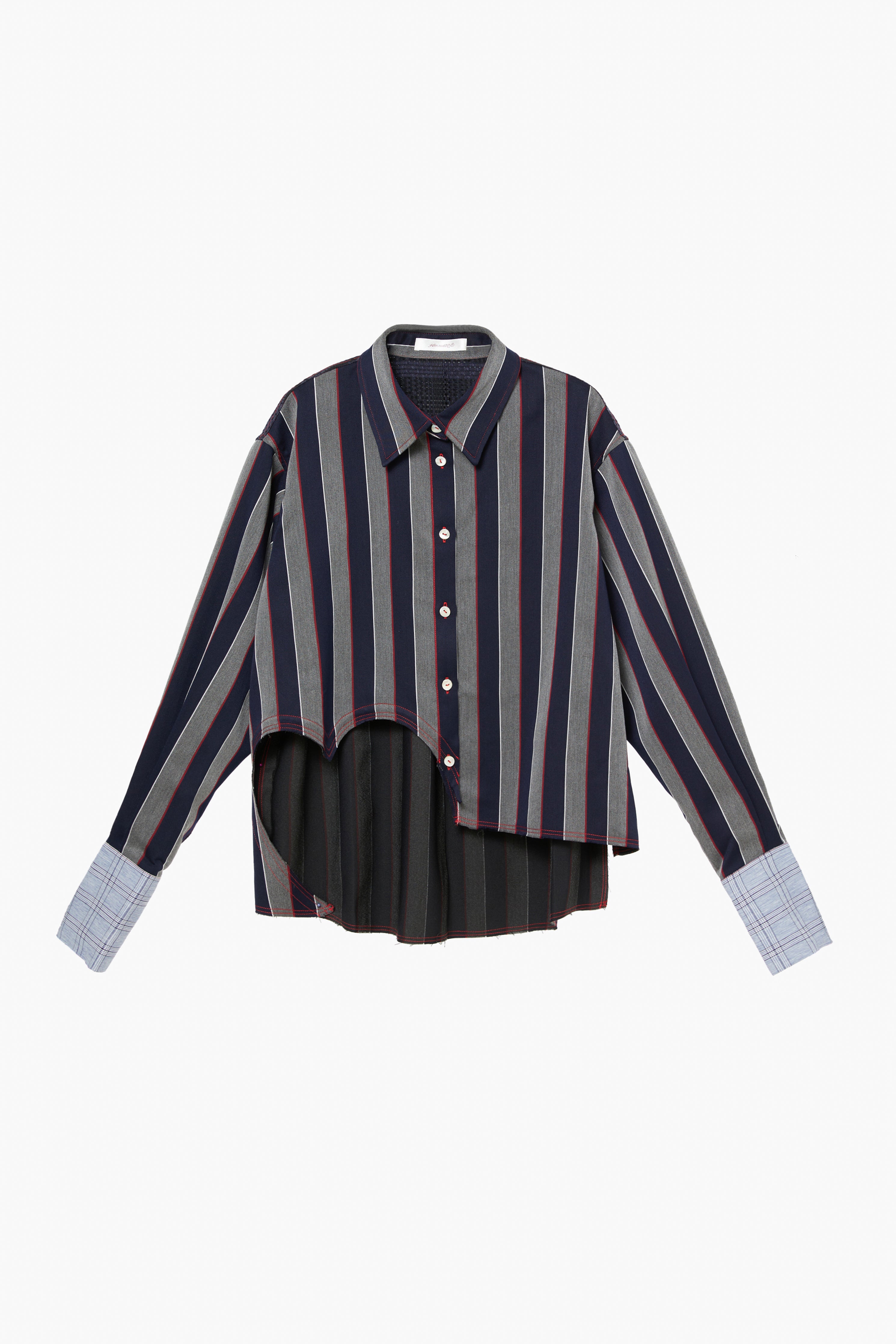 "I HEART U" Patchwork Button Up- Combo #3