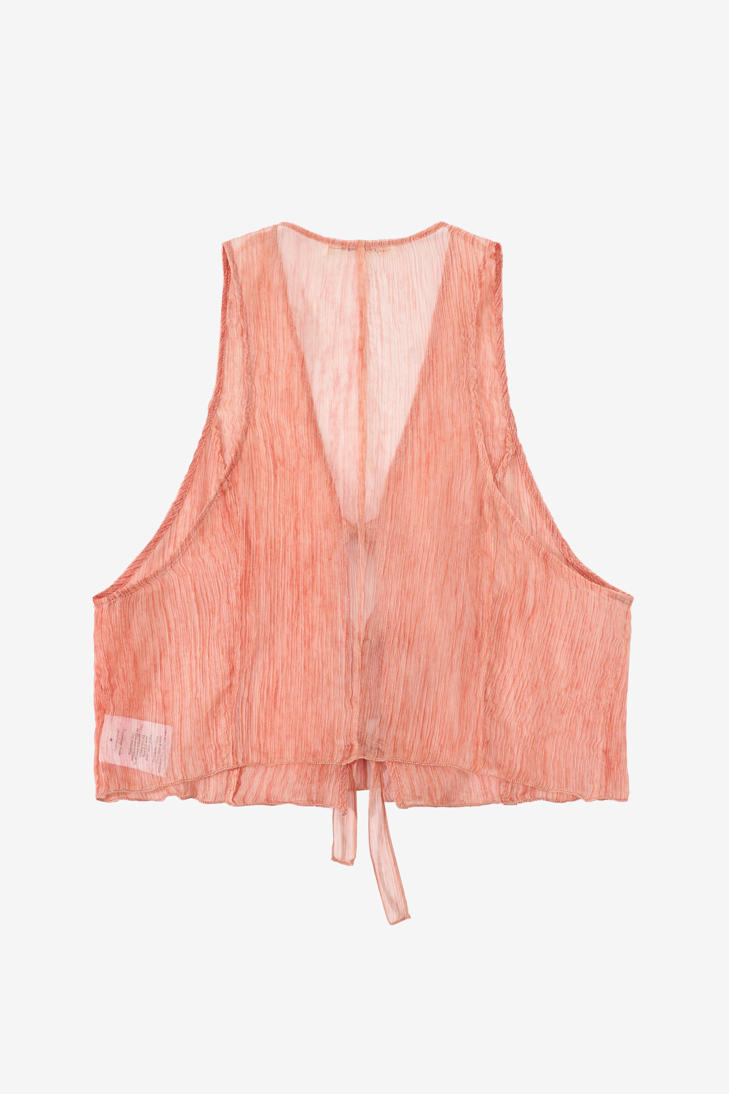 Springs Bow Silk Vest