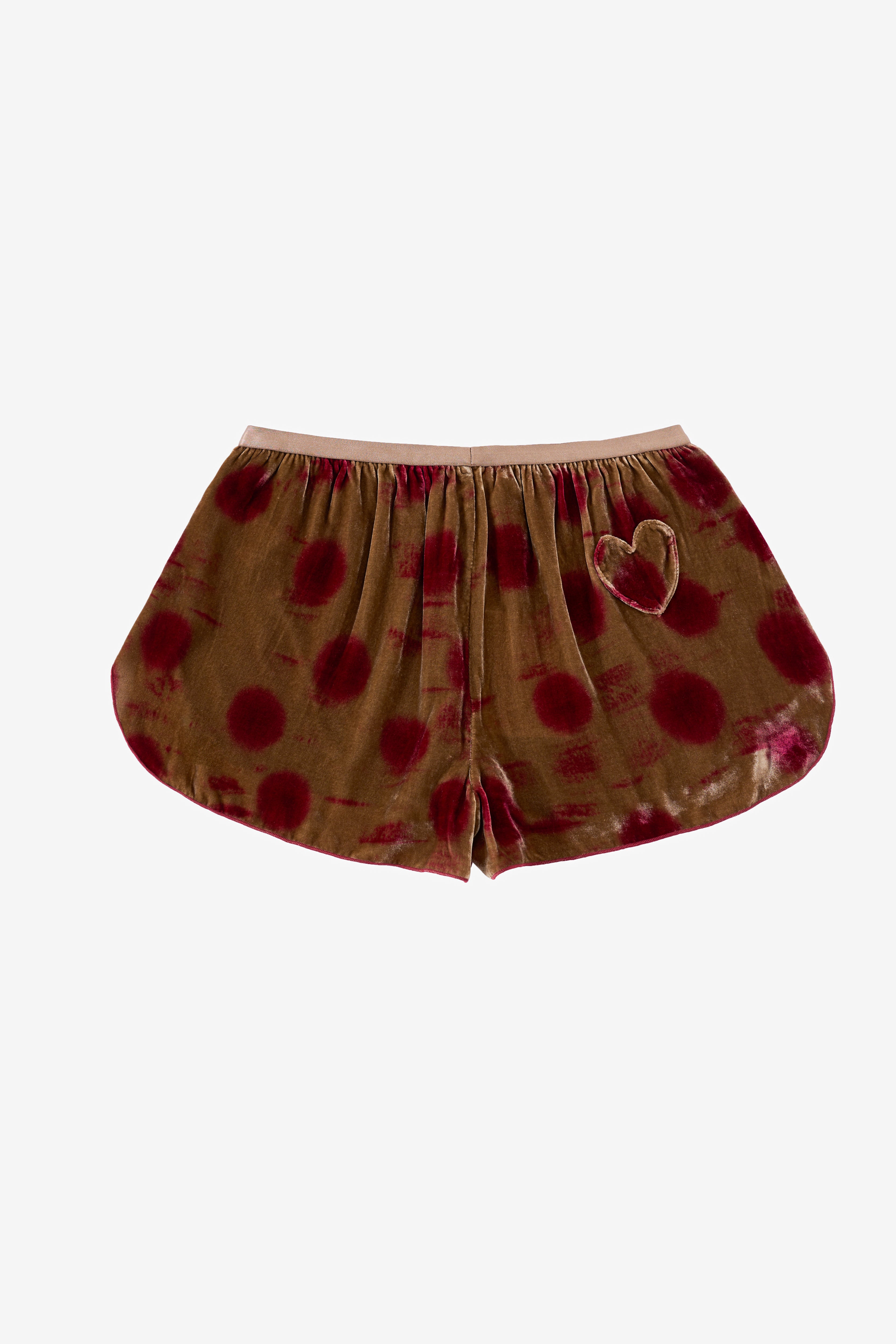 Susu Velvet Split Shorts